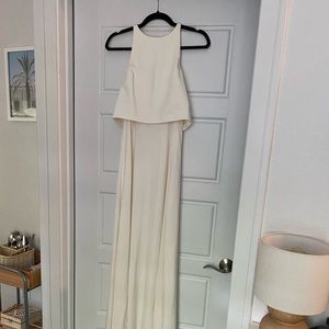 *UNHEMMED* bhldn Jill Stuart Iva Crepe Maxi